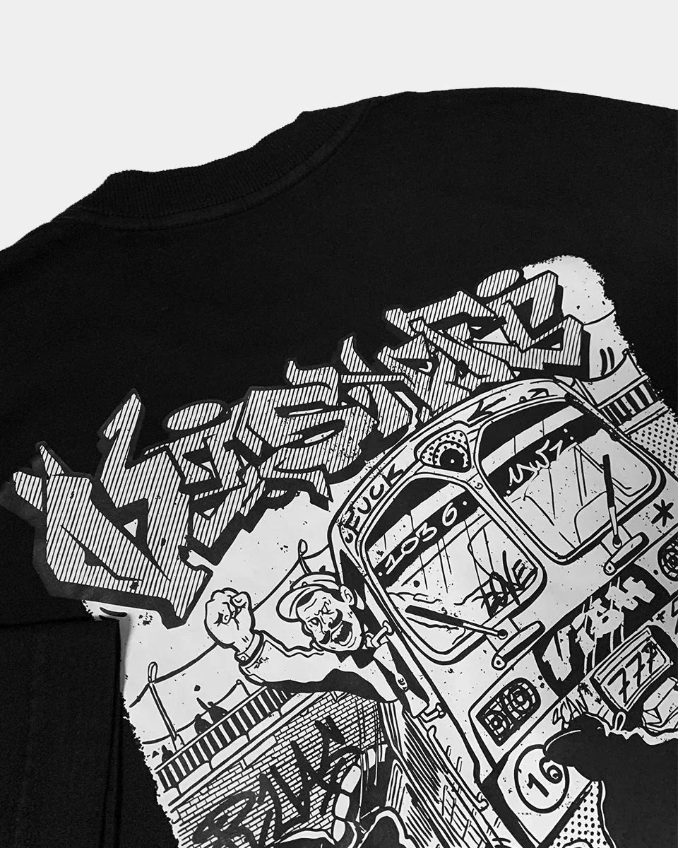 T-SHIRT TRAIN BLACK