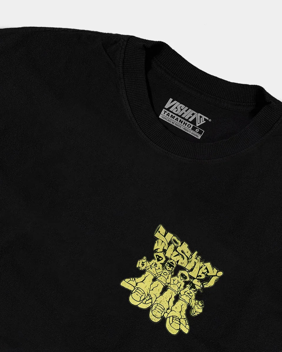 T-SHIRT VISHBOYZ BLACK