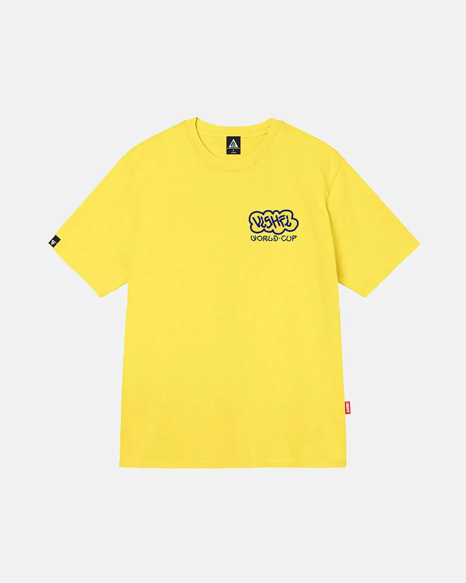 T-SHIRT ROSTROS YELLOW