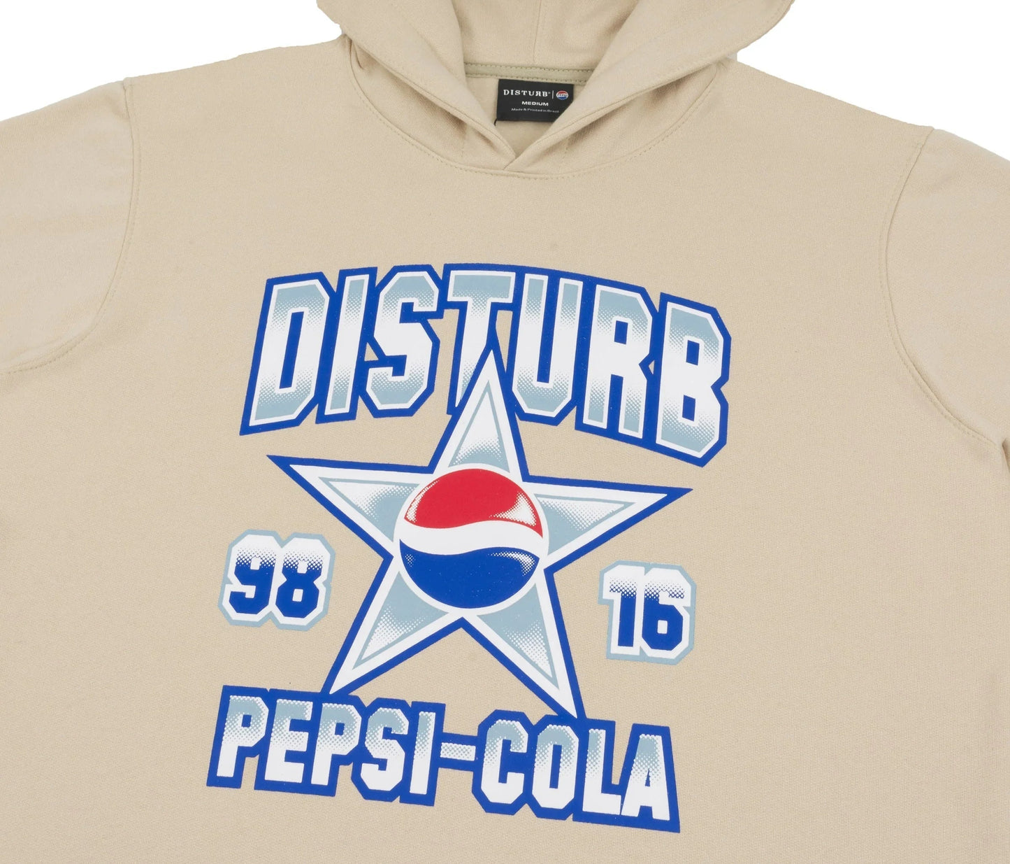 HOODIE STAR COLA BEGE