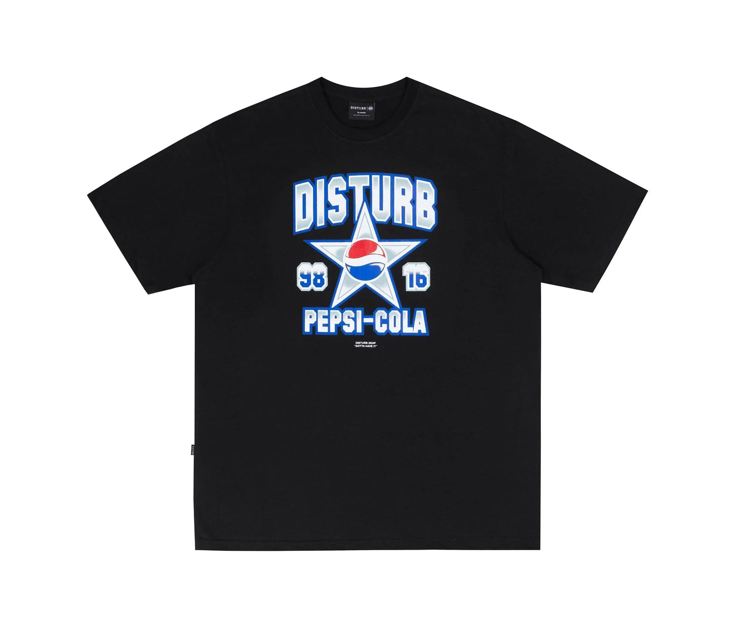 T-SHIRT COLA STAR BLACK