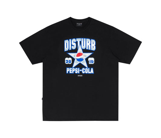 T-SHIRT COLA STAR BLACK