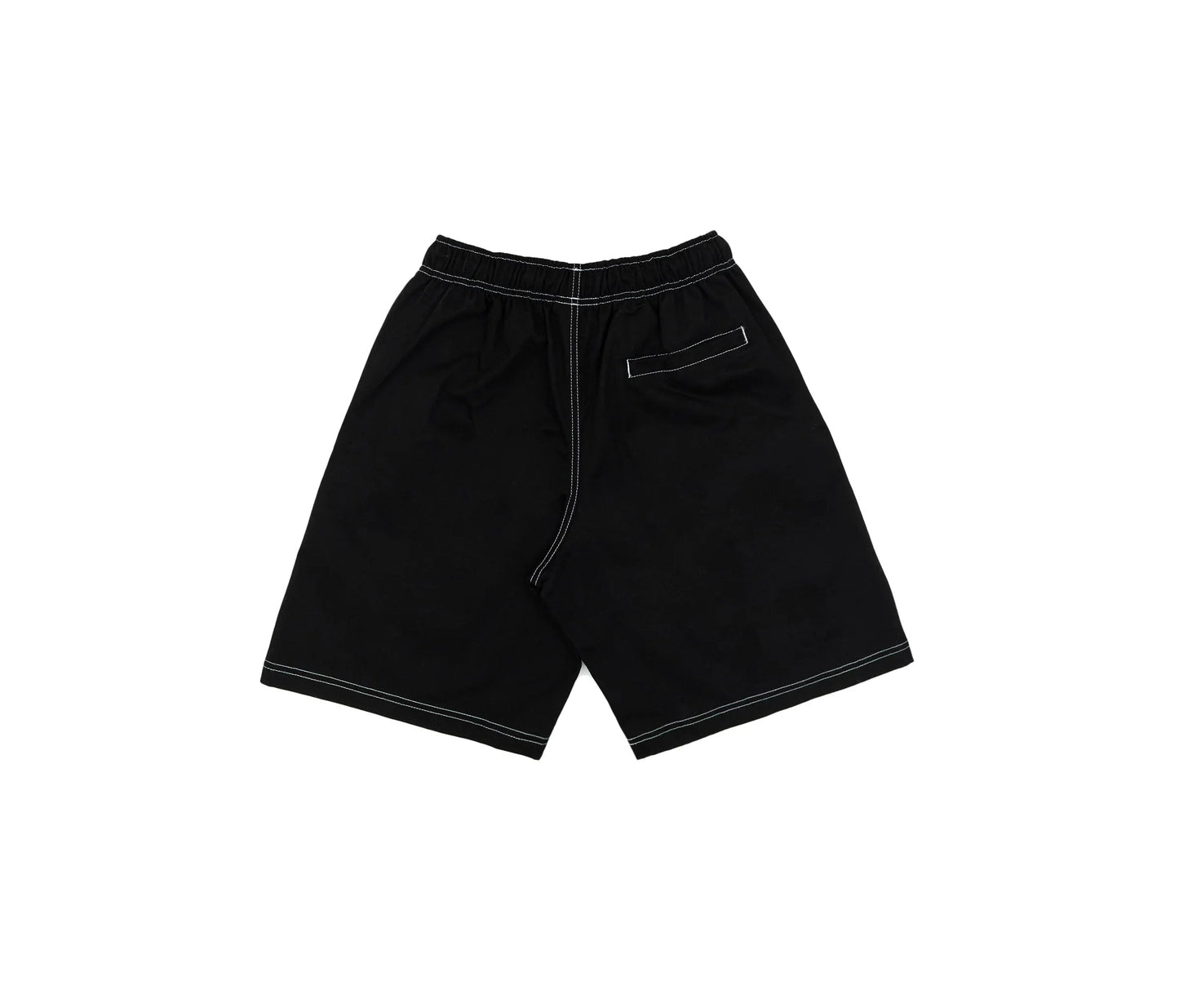 SHORTS BLACK TWILL CONTRAST