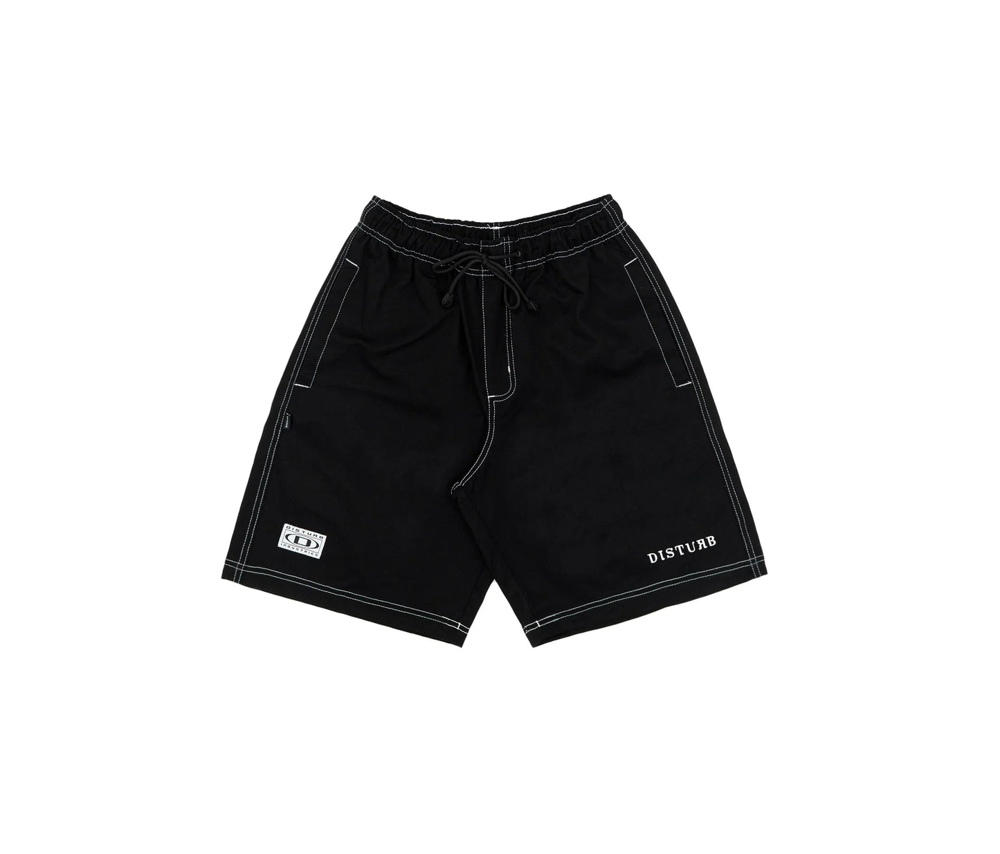 SHORTS BLACK TWILL CONTRAST