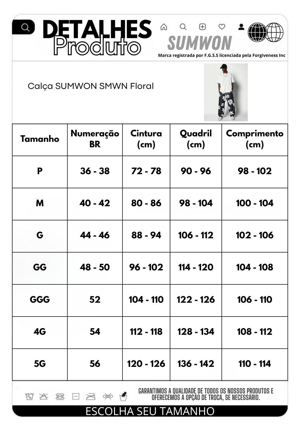 Calça SMWN Floral