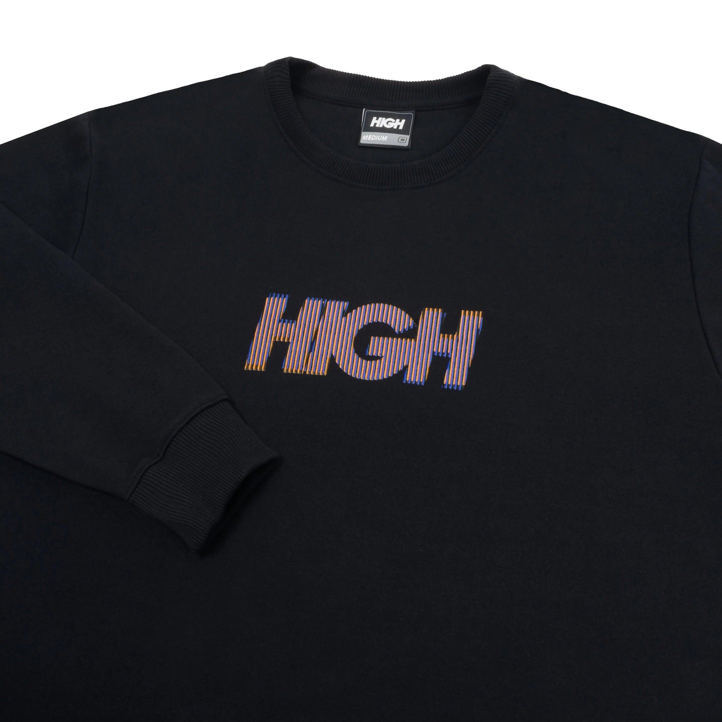 Crewneck High "Olograph Logo" Preto