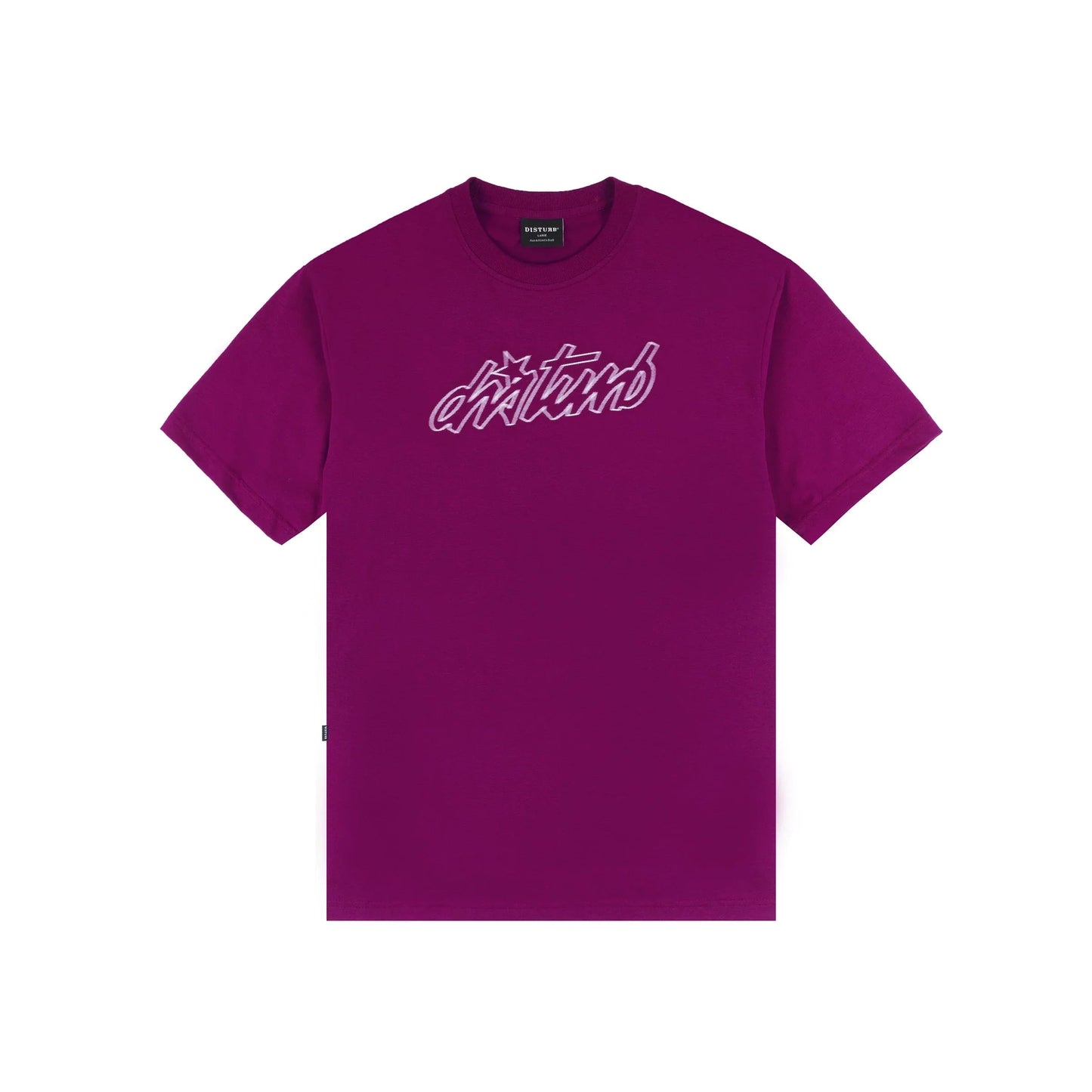 Cursive T-Shirt In Purple