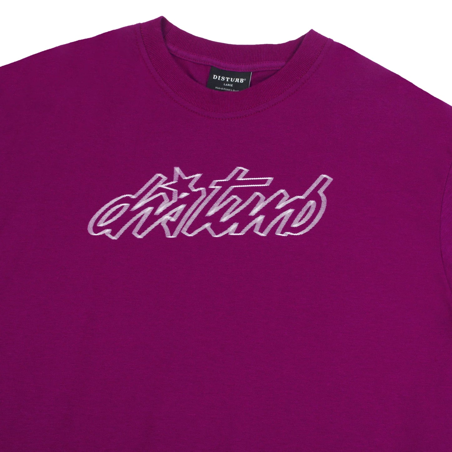 T-SHIRT CURSIVE PURPLE