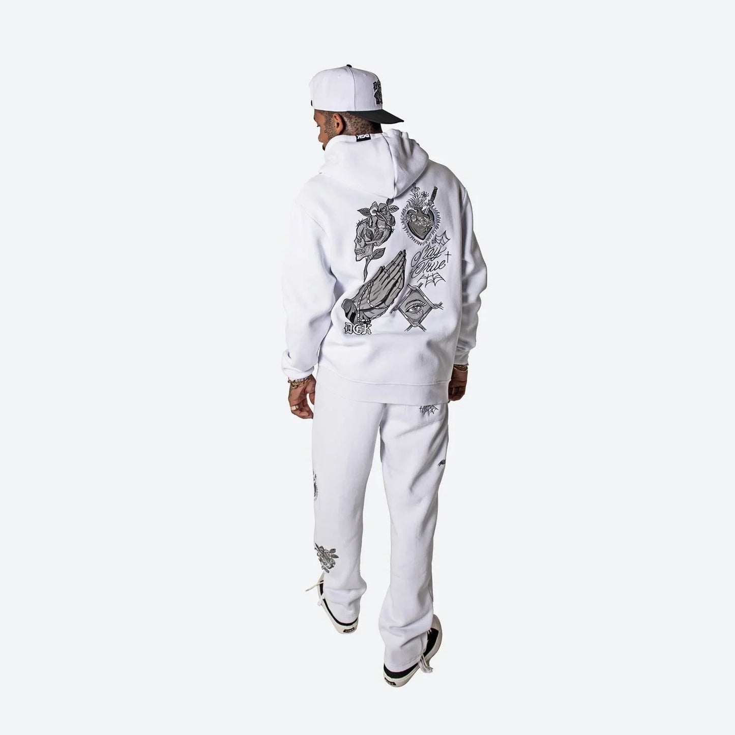 JAQUETA HOODED EMBROIDERY FLEECE