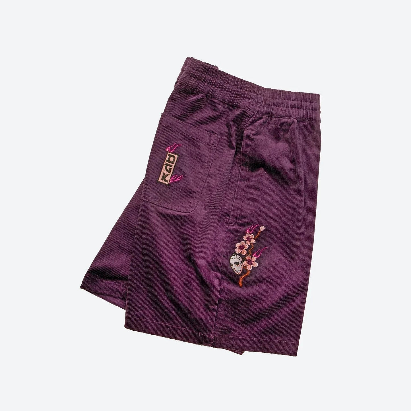 SHORTS FLAME BLOSSOM CORDUROY