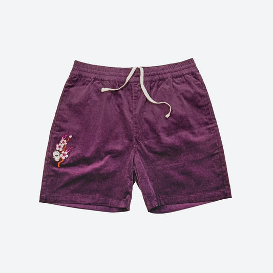 SHORTS FLAME BLOSSOM CORDUROY