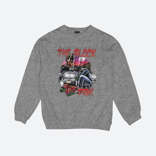 CREWNECK BLOCK FLEECE