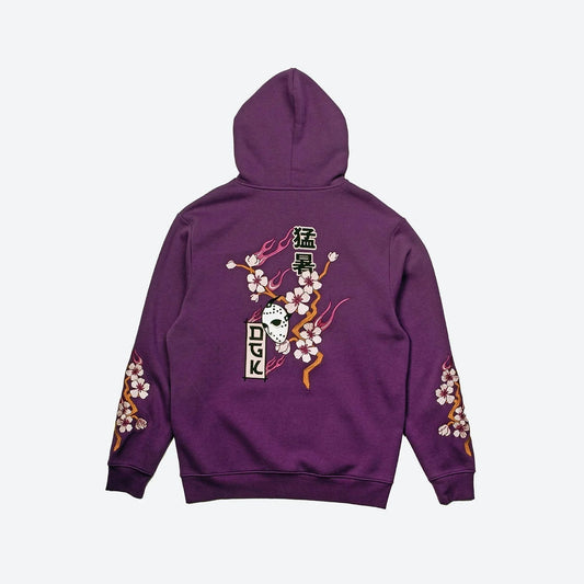 HOODIE EMBROIDERED FIRE BLOSSOM
