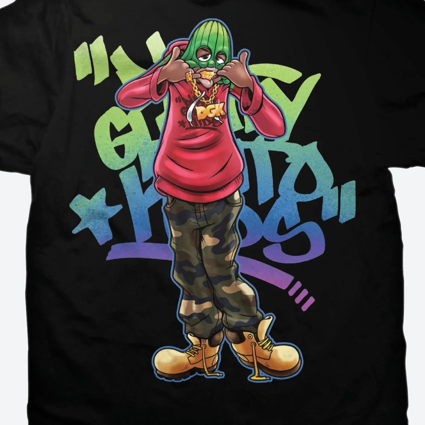 T-SHIRT FROWN GRAPHIC
