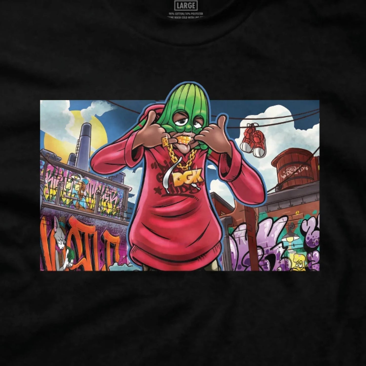 T-SHIRT FROWN GRAPHIC