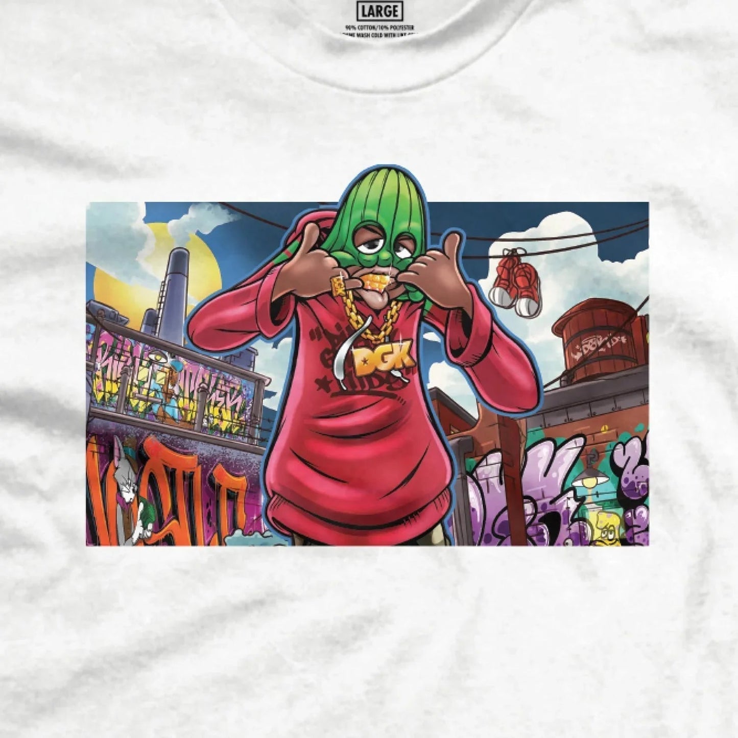 T-SHIRT FROWN GRAPHIC