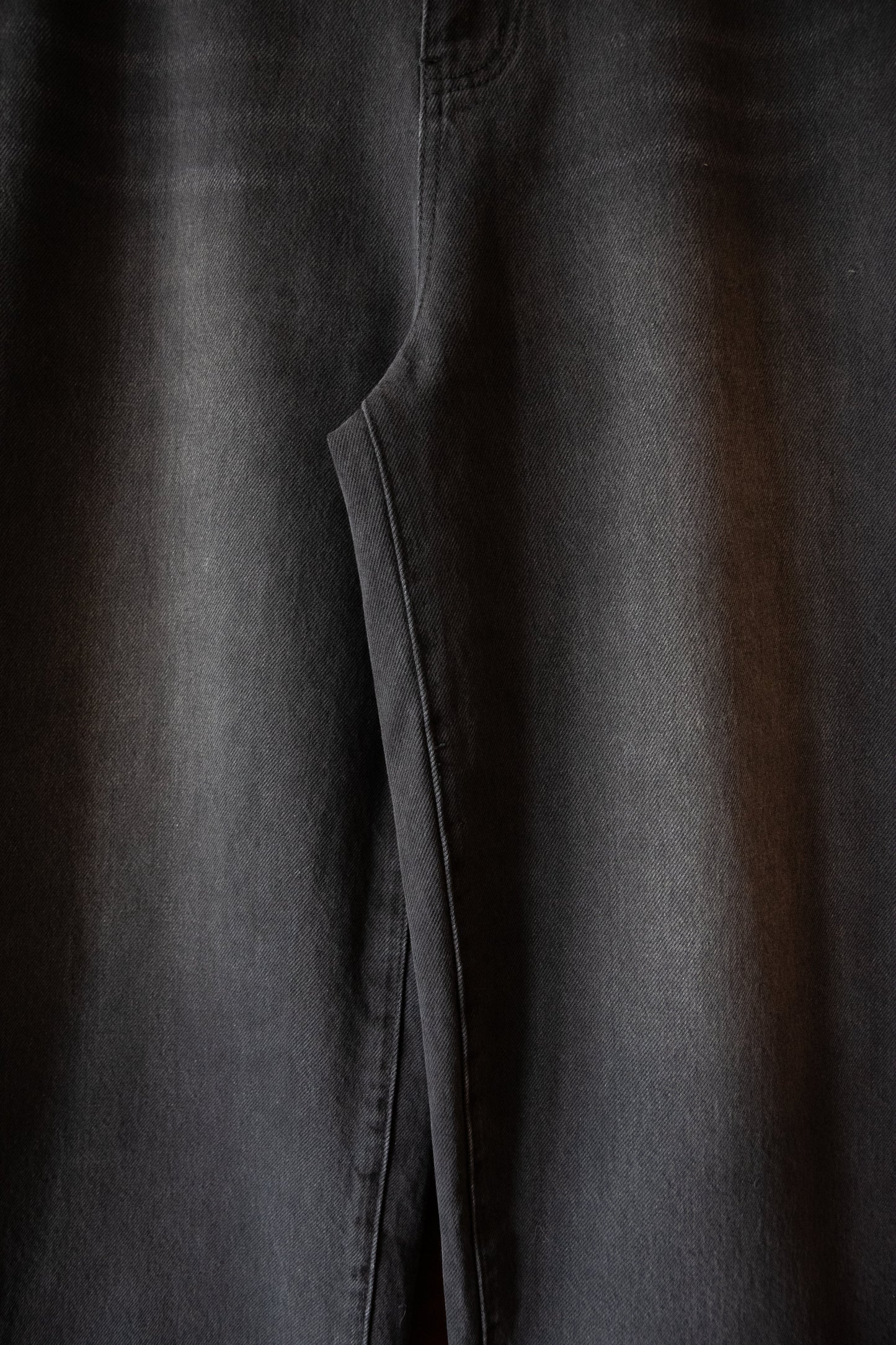 MELTING PATCH JEANS - VINTAGE BLACK