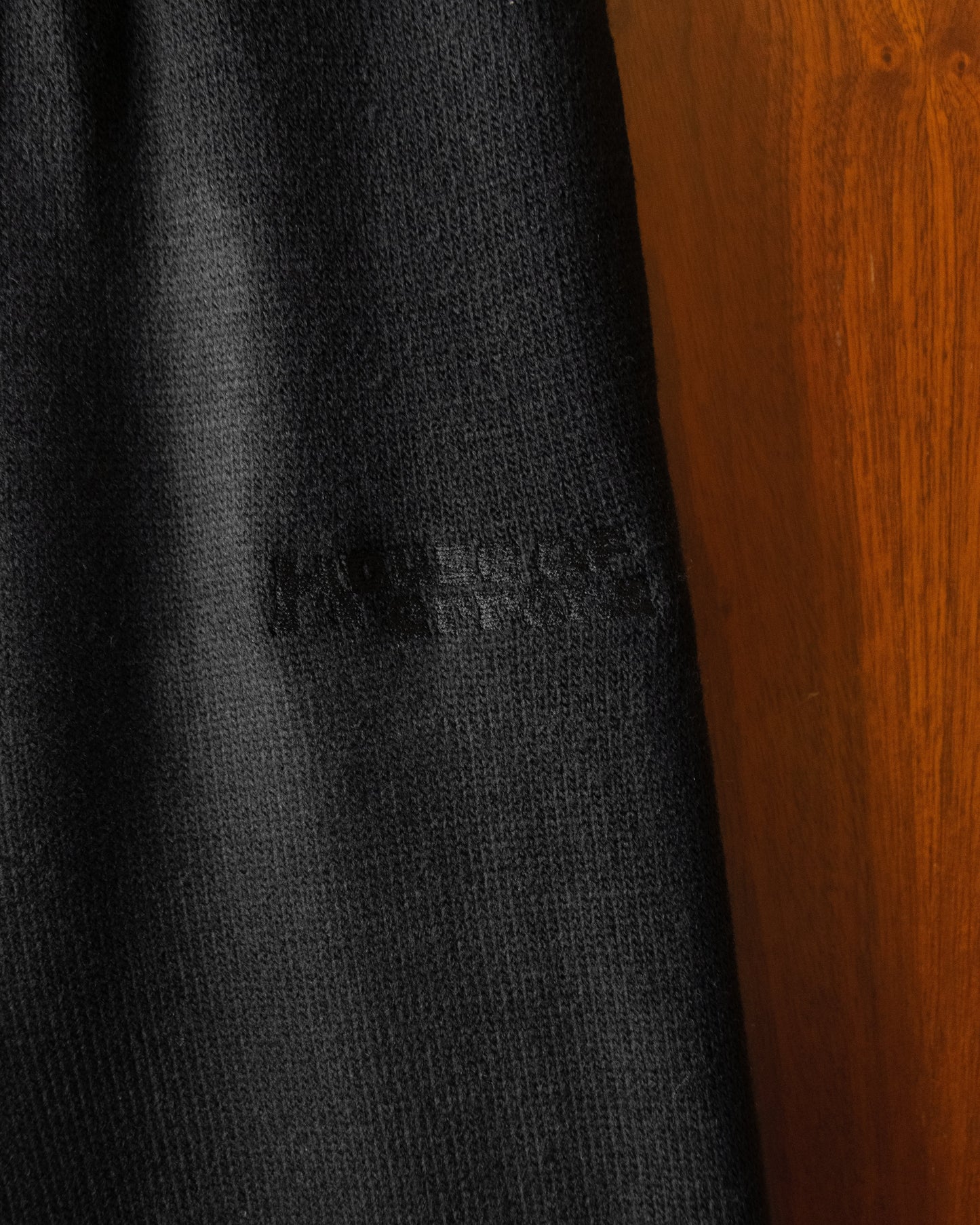 CALÇA KNIT RELAXED BLACK