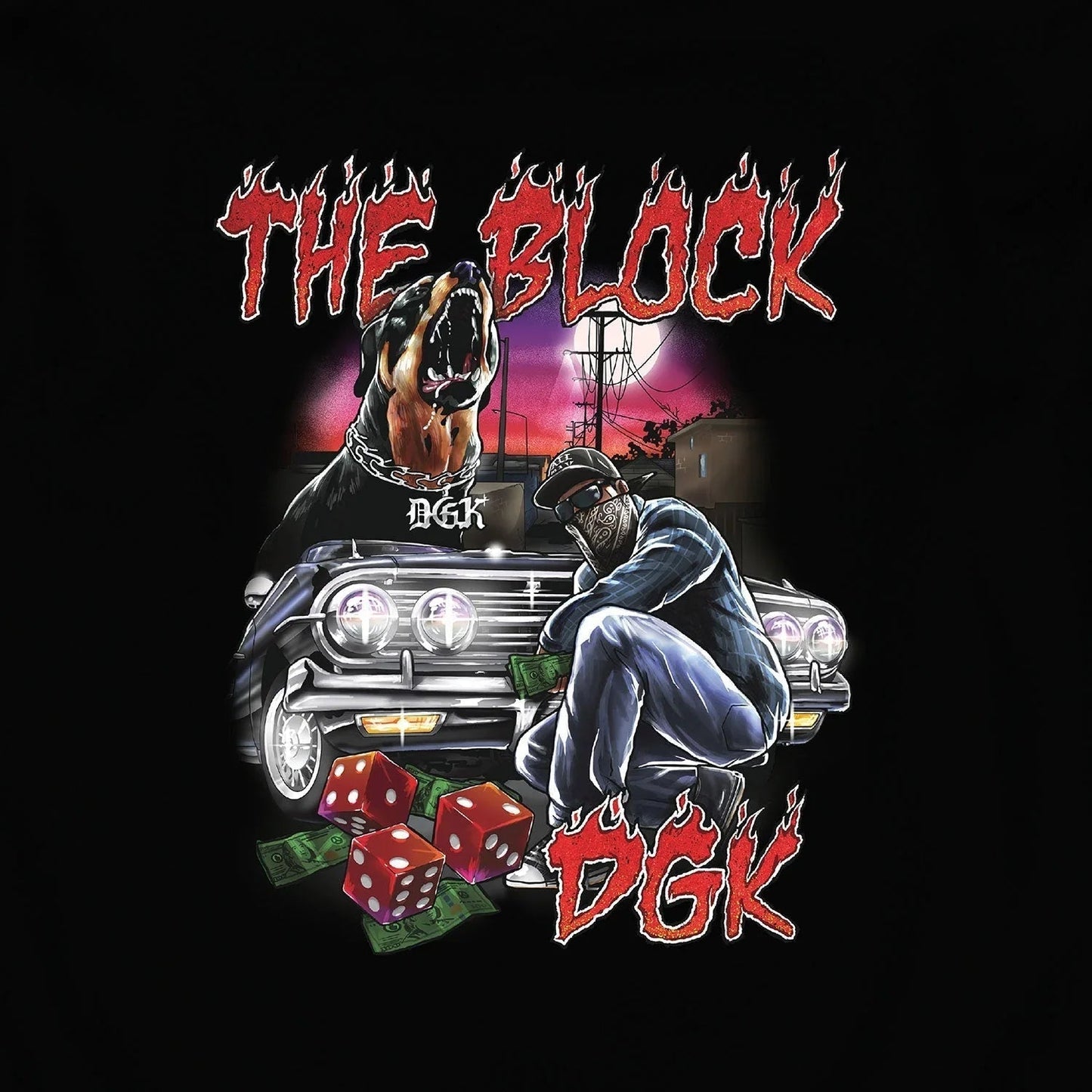 CREWNECK BLOCK FLEECE