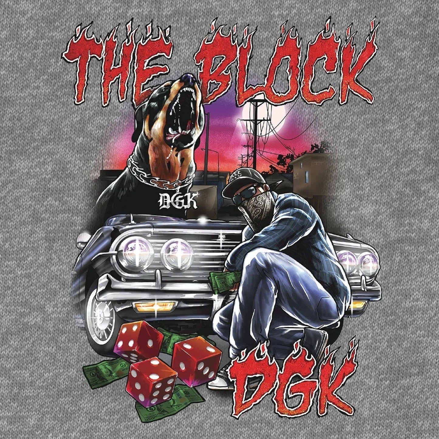 CREWNECK BLOCK FLEECE