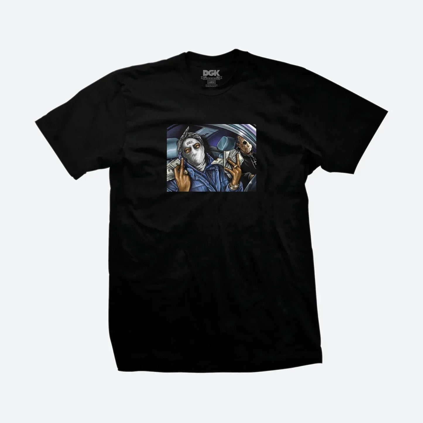 T-SHIRT FLAME BLACK