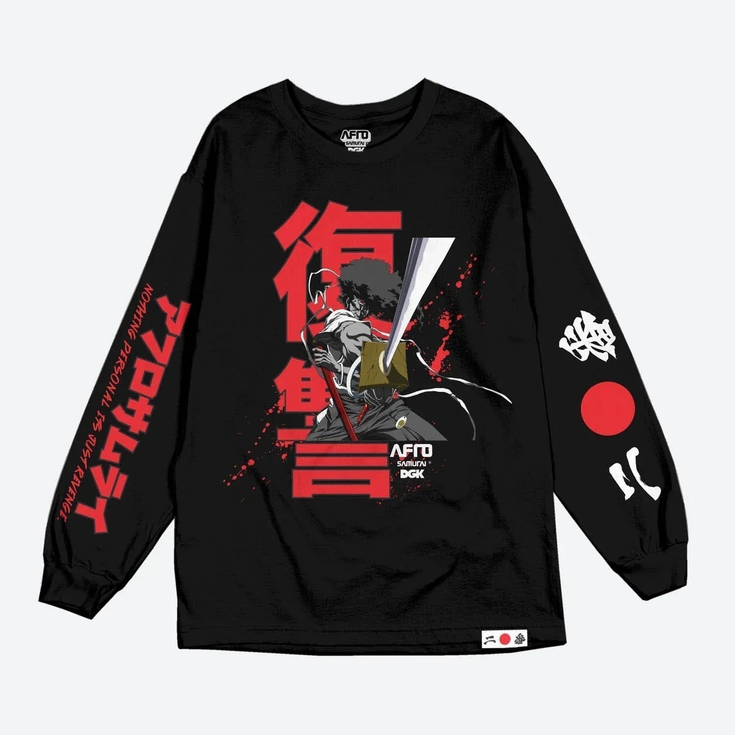 CAMISETA LONG SLEEVE AFRO