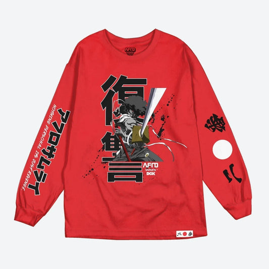 CAMISETA LONG SLEEVE AFRO