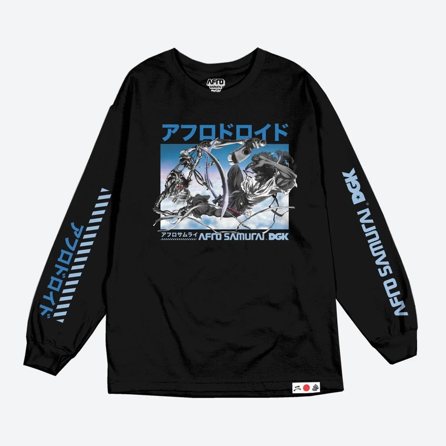 CAMISETA LONG SLEEVE AFRO DROID