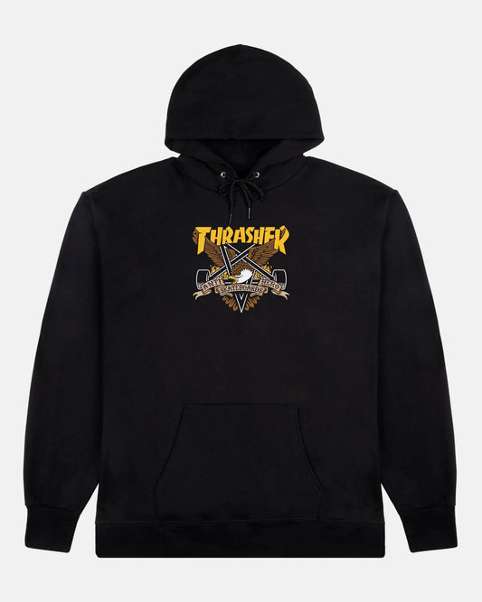 HOODIE EAGLEGRAM BLACK