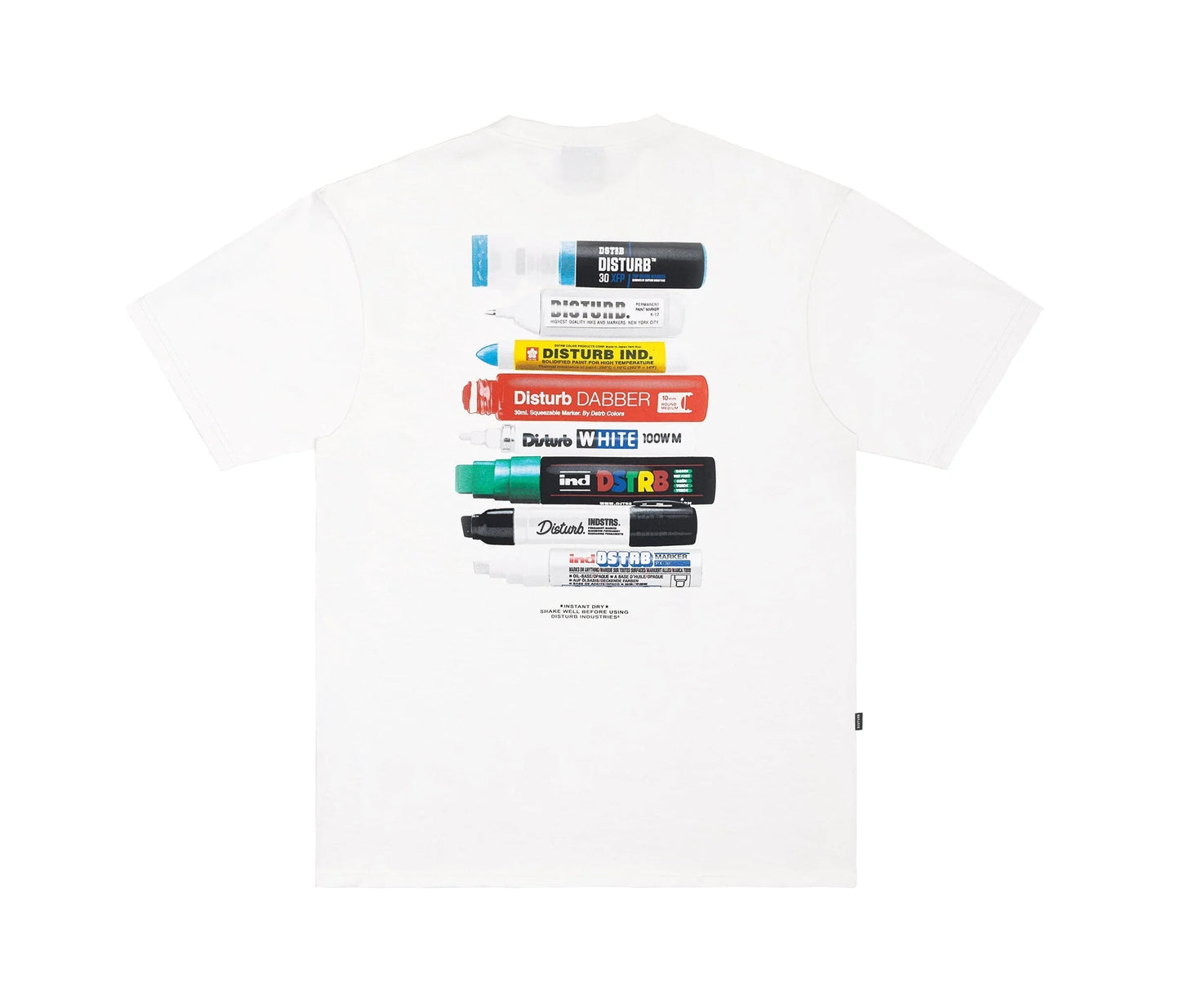T-SHIRT ESSENTIAL MARKERS OFF-WHITE