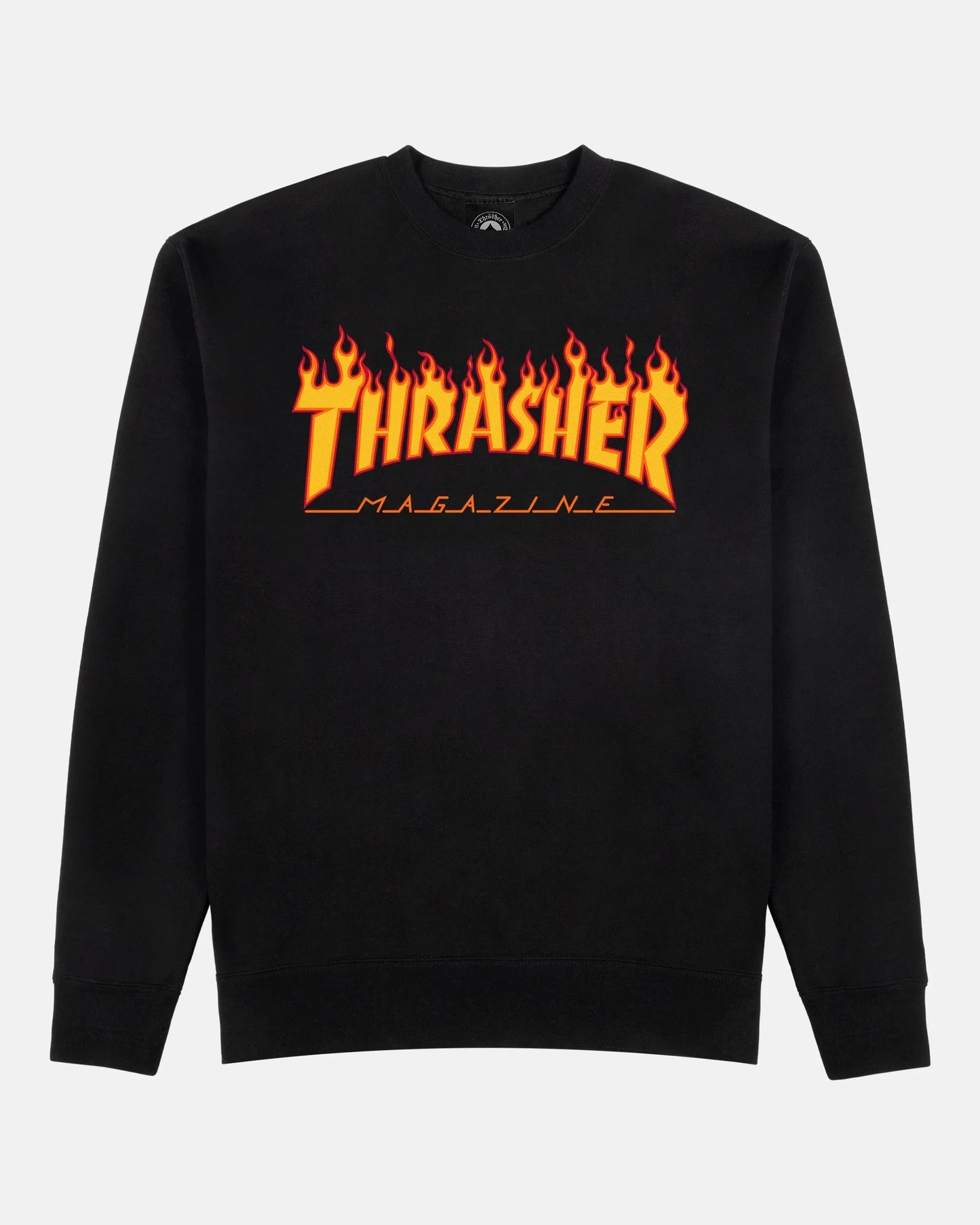 CREWNECK FLAME NEGRO