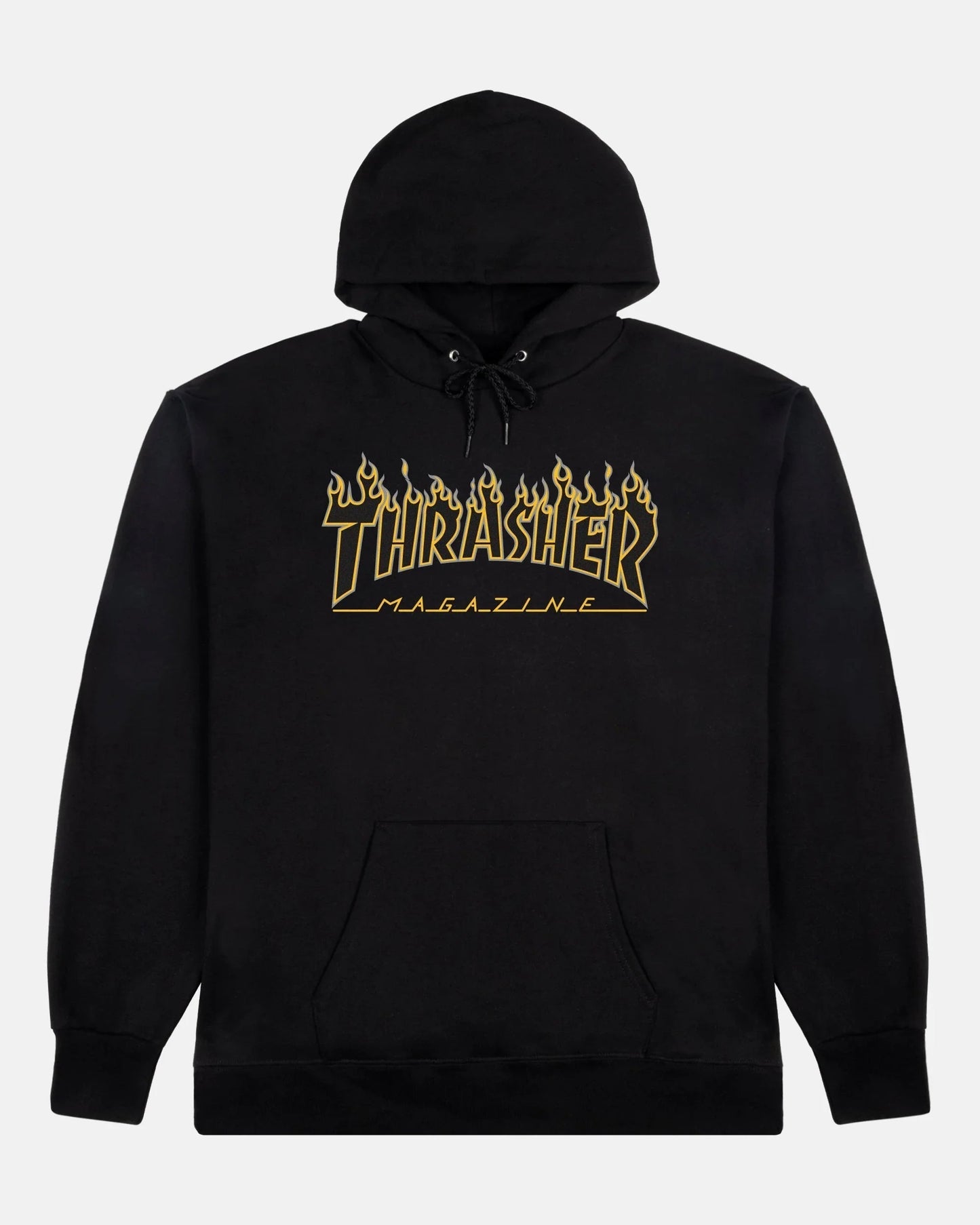 HOODIE FLAME BLACK/YELLOW