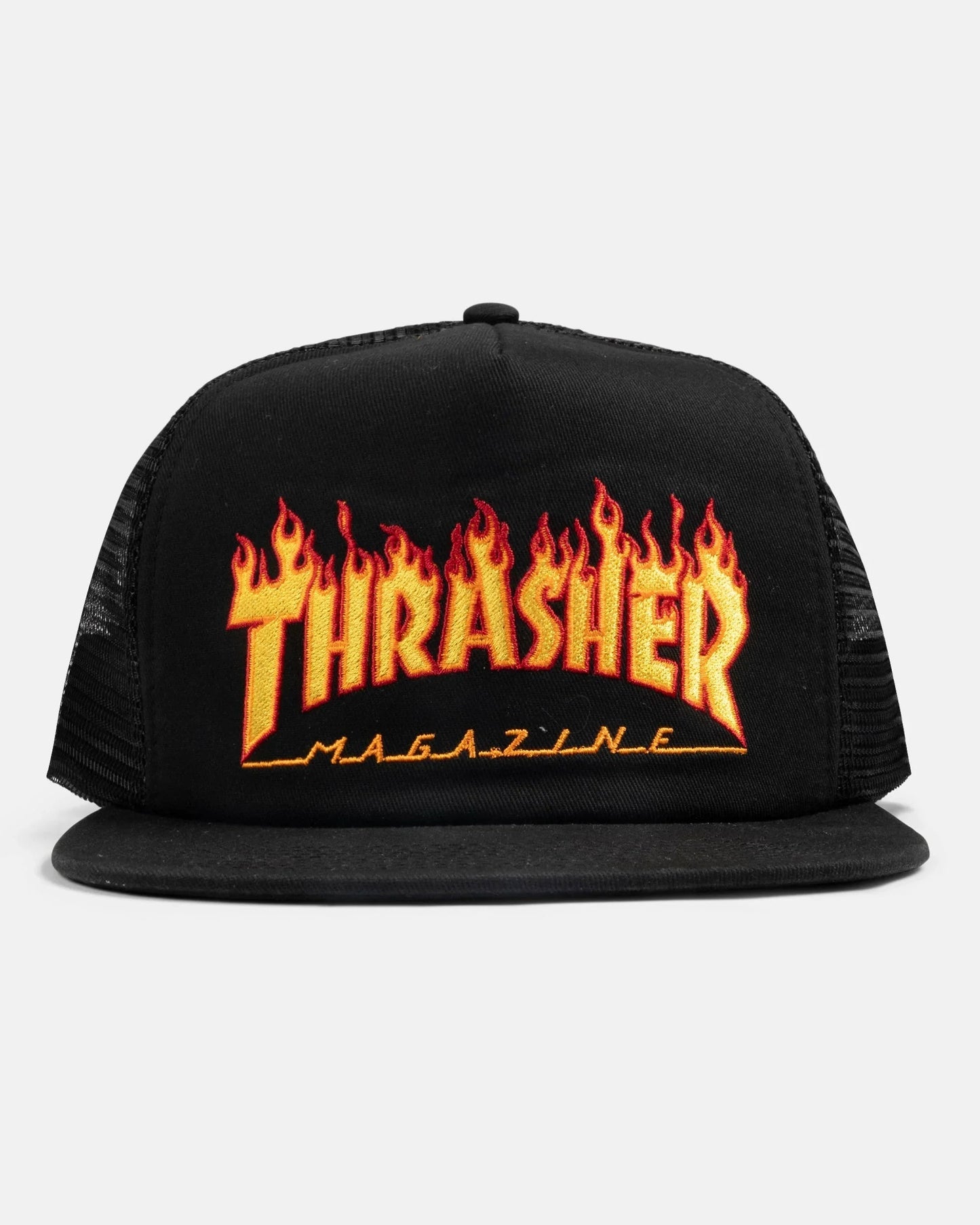 TRUCKER FLAME BLACK