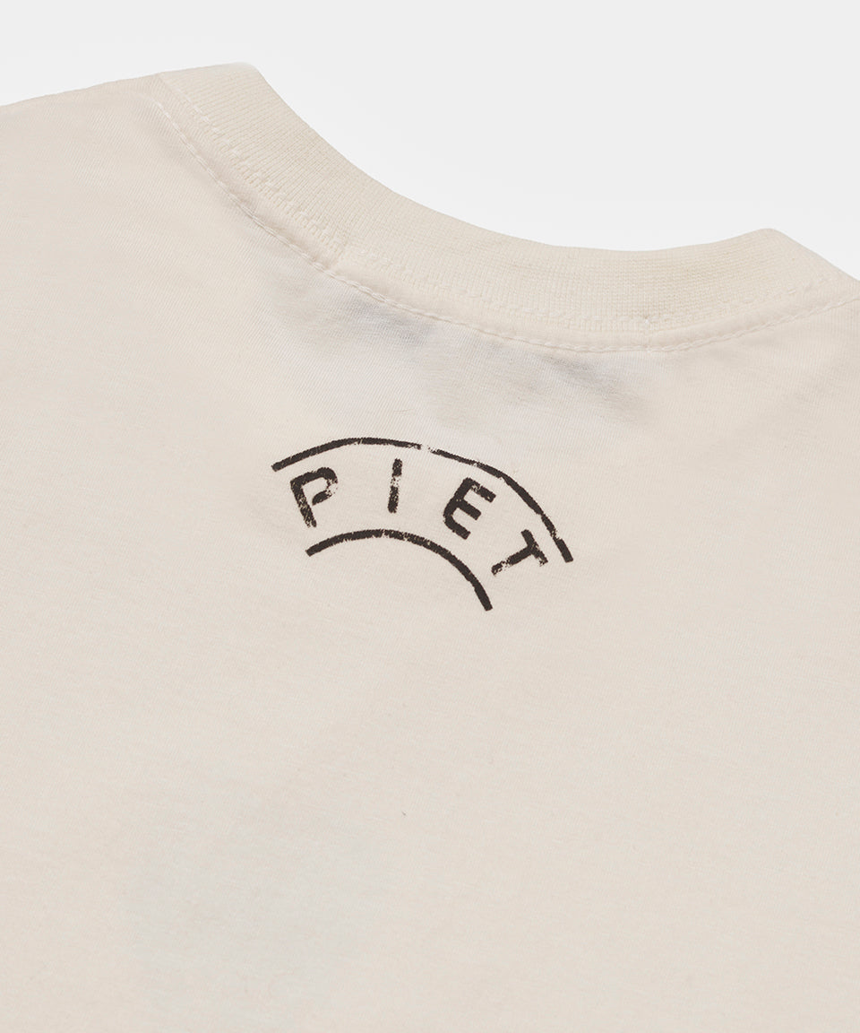 Camiseta Autograph Raw Edge - Bone White
