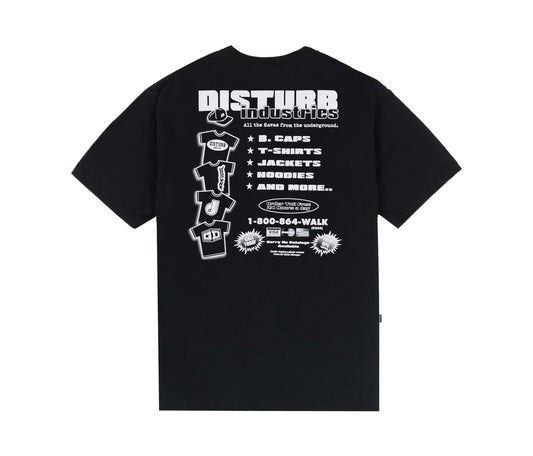 T-SHIRT FLY MARKET BLACK