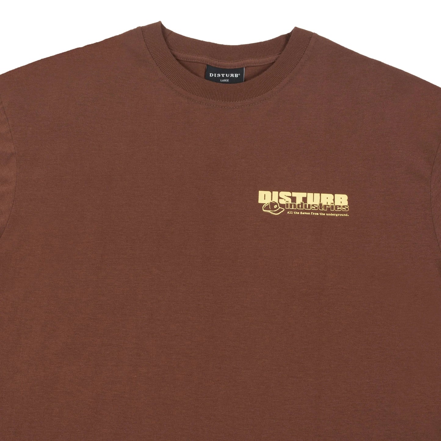 T-SHIRT FLY MARKET BROWN