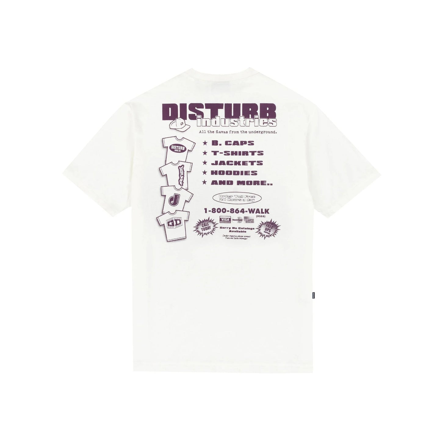 T-SHIRT FLY MARKET OFF-WHITE