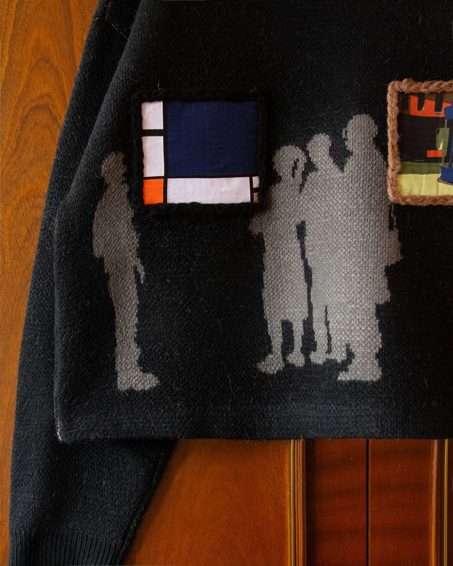 SUÉTER GALLERY KNIT BLACK