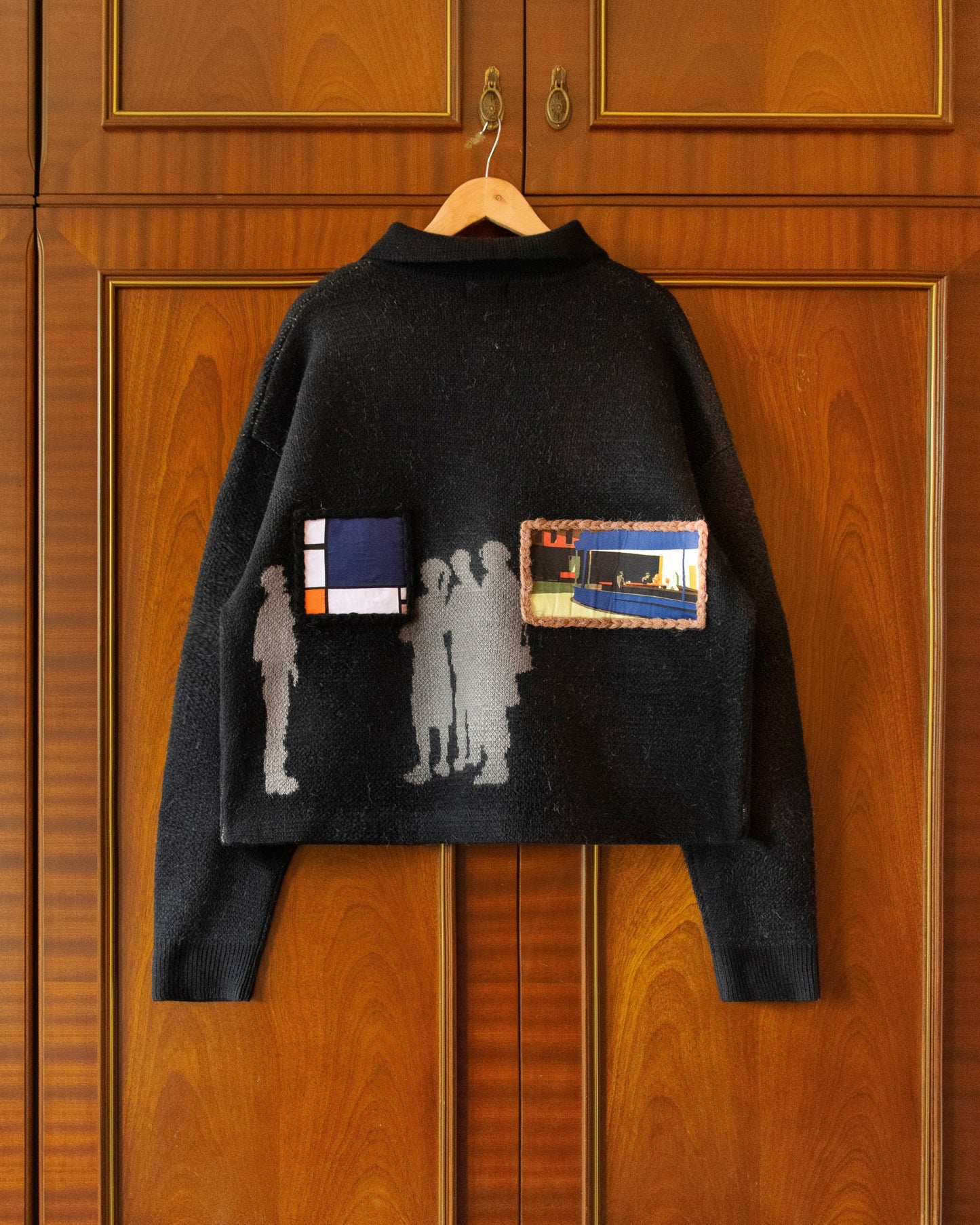 SUÉTER GALLERY KNIT BLACK