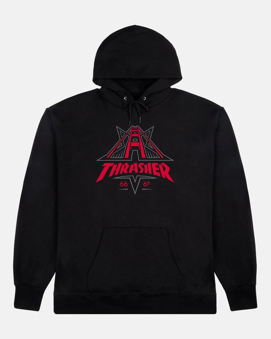 HOODIE GOLDEN GATE BLACK