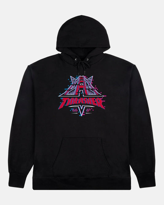 HOODIE GOLDEN GATE GLITCH