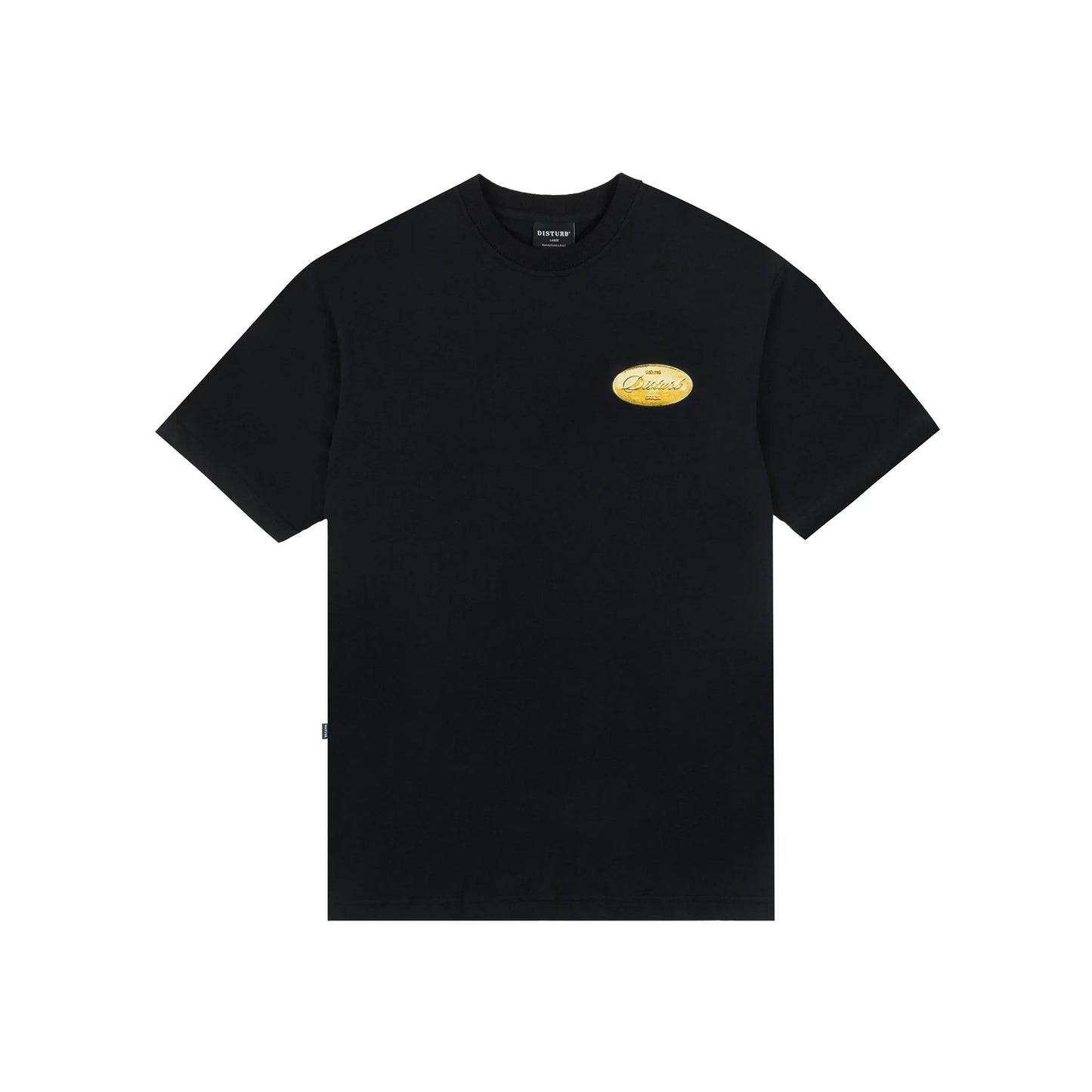 T-SHIRT GOLD BAR BLACK