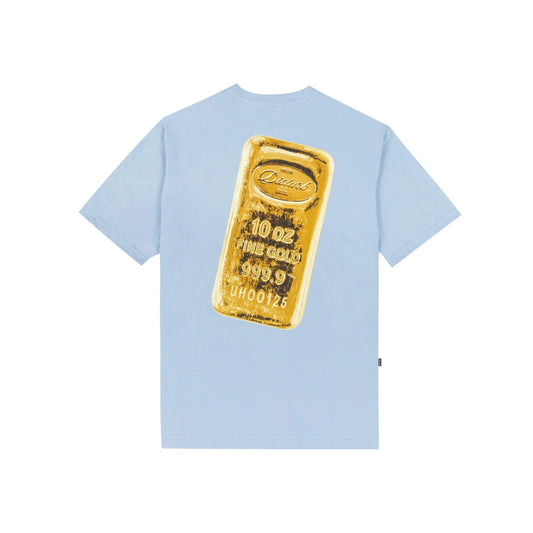 T-SHIRT GOLD BAR BLUE