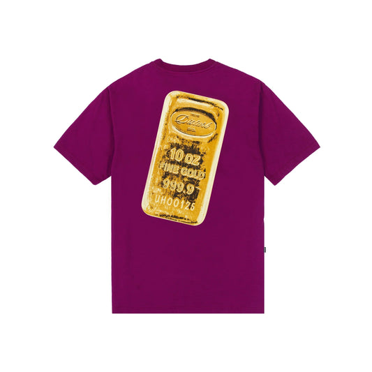 T-SHIRT GOLD BAR PURPLE