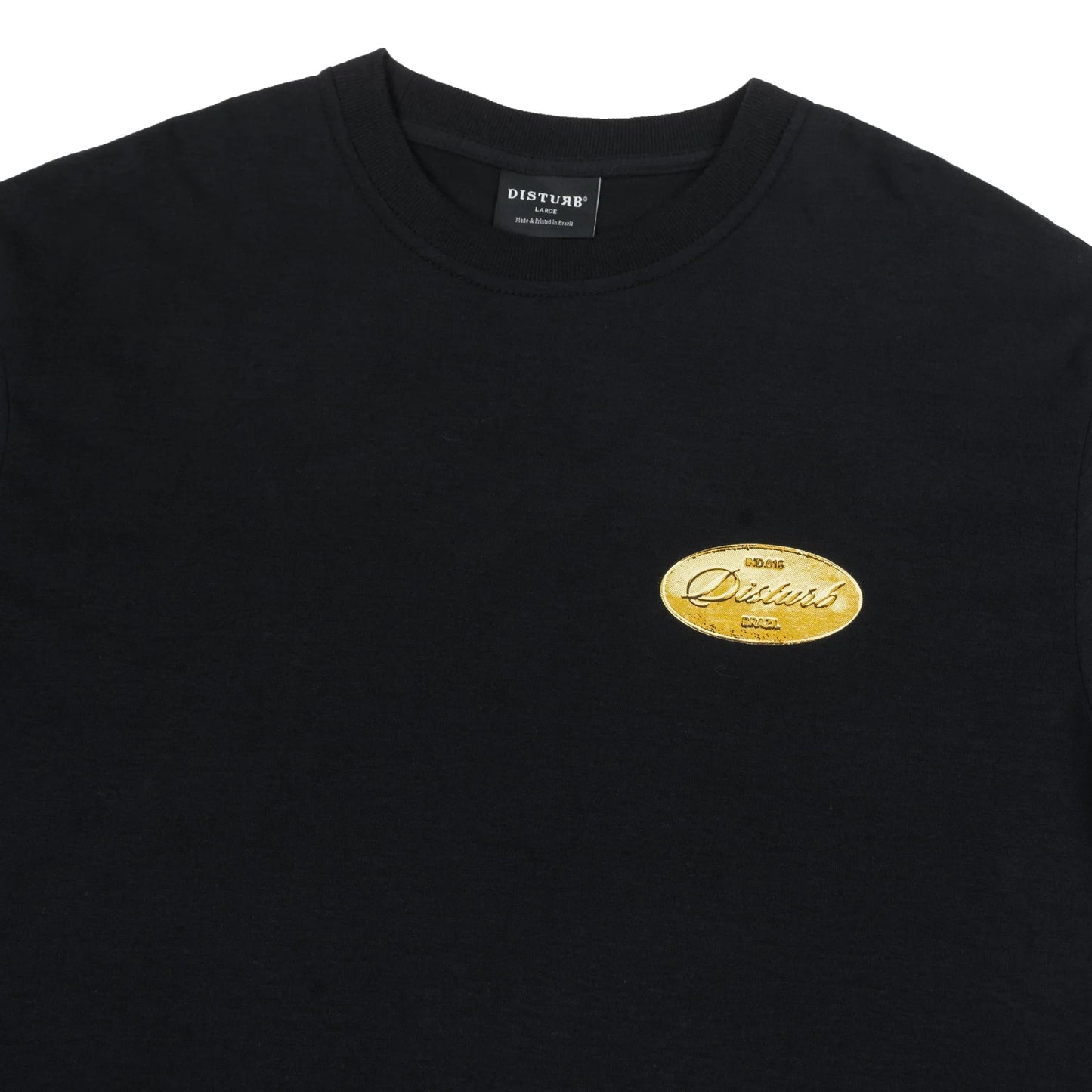 T-SHIRT GOLD BAR BLACK