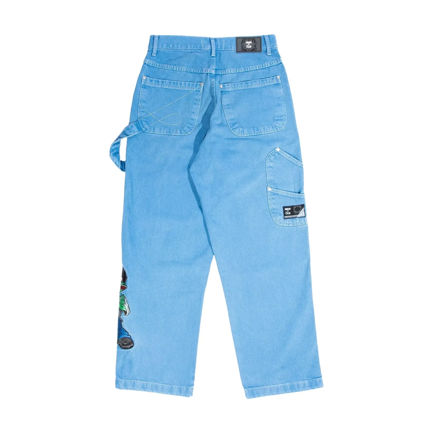 High &amp; ÖUS Denin Baggy Stoned Blue