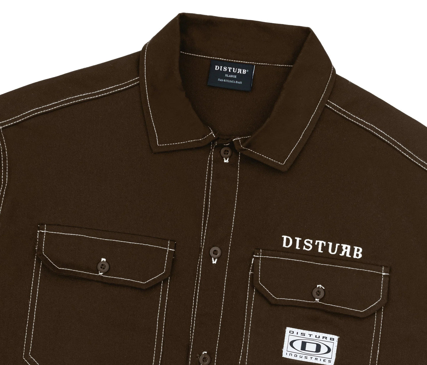 CAMISA HARDWARE BROWN
