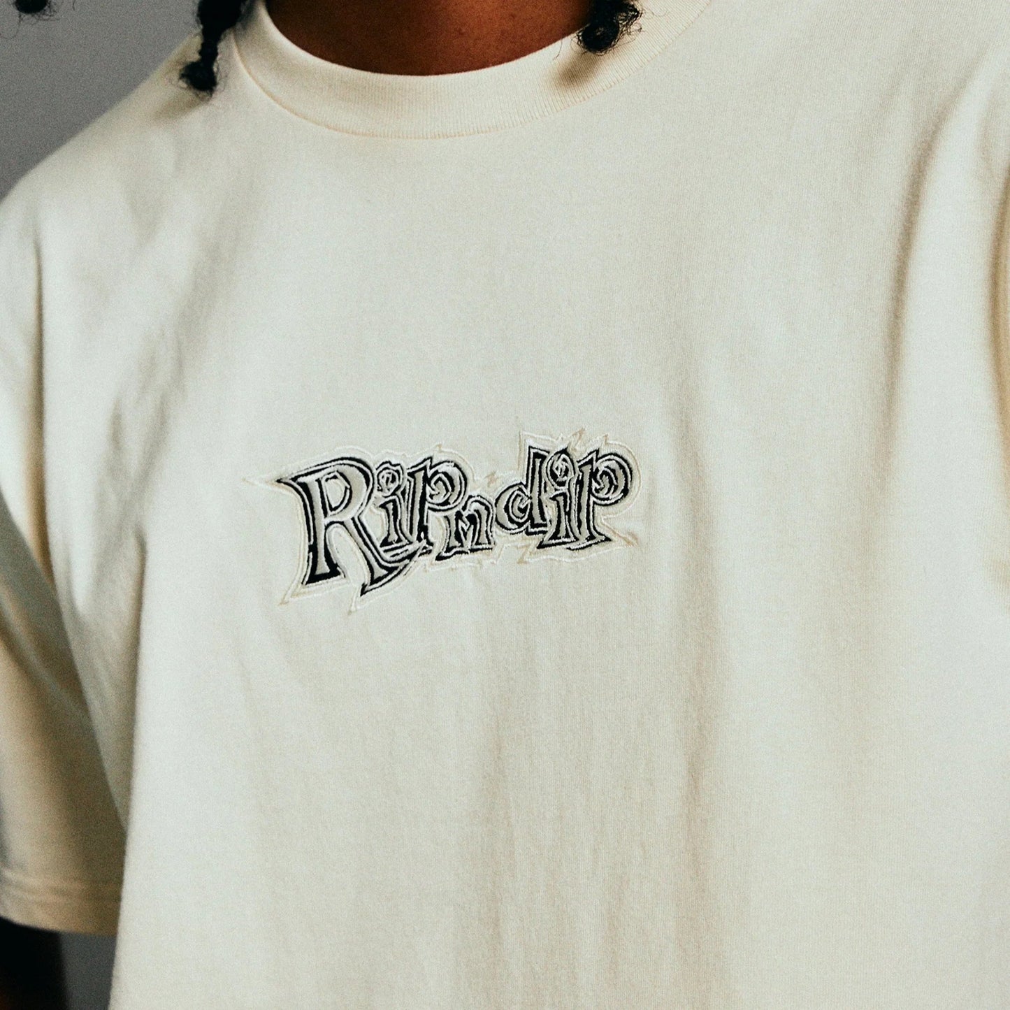 T-SHIRT GEO CREAM
