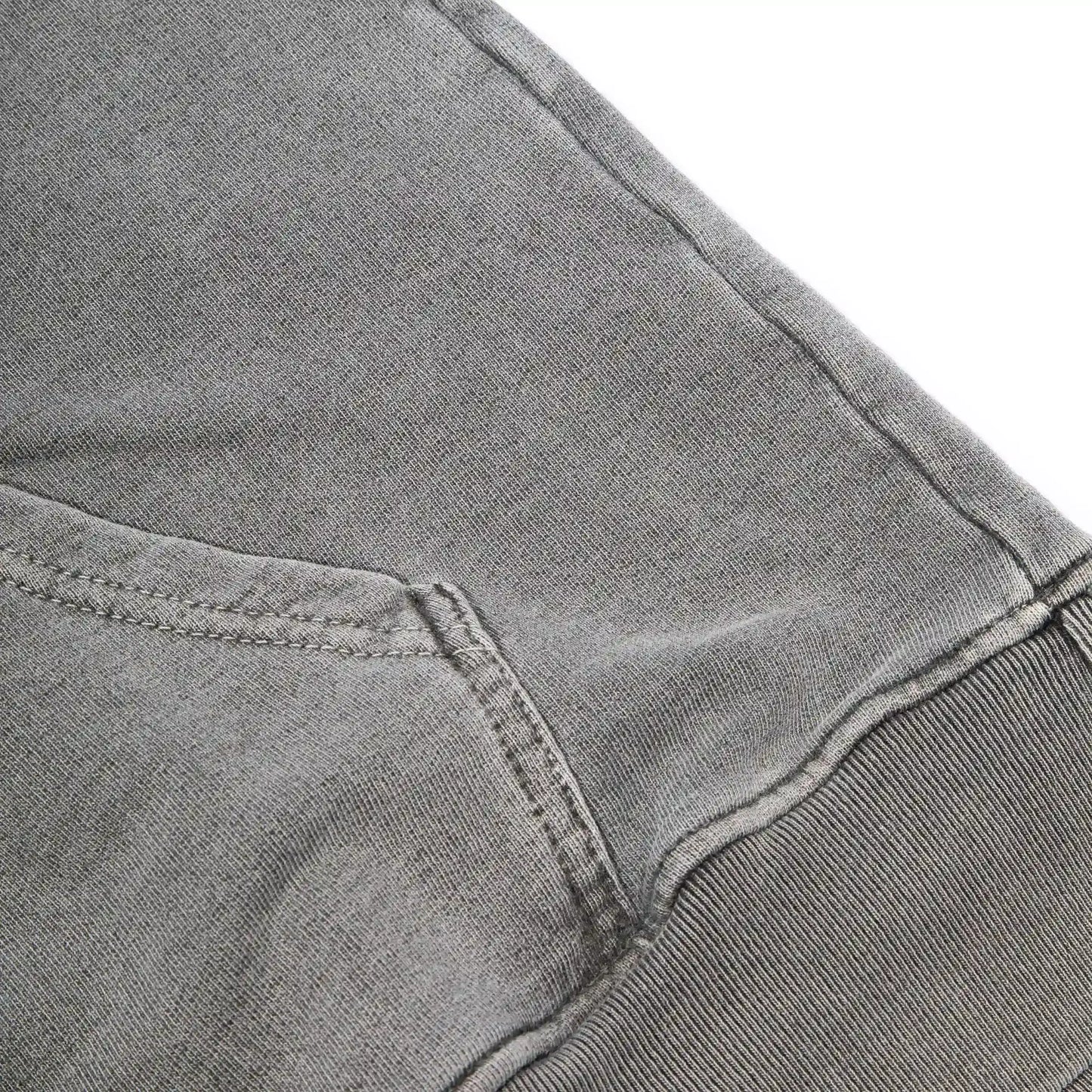 Hoodie Patch Washed Black