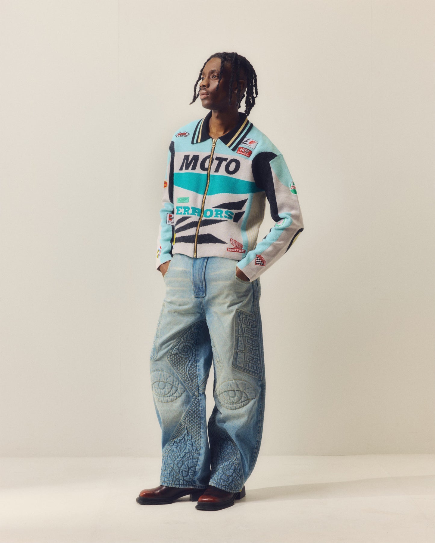 JAQUETA MOTO KNITTED NEPTUNE